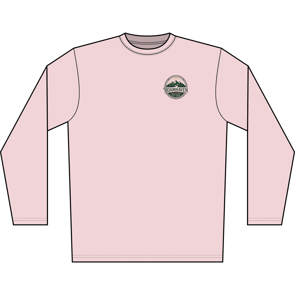 Roamhaven Mountain Logo Long Sleeve Shirt