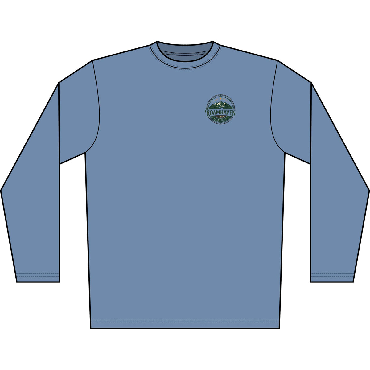 Roamhaven Mountain Logo Long Sleeve Shirt