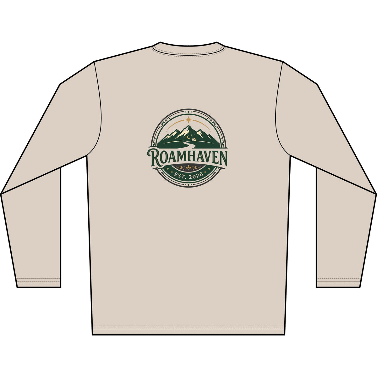 Roamhaven Mountain Logo Long Sleeve Shirt