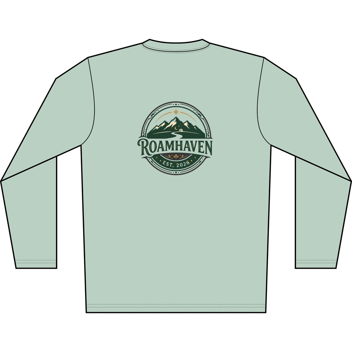 Roamhaven Mountain Logo Long Sleeve Shirt