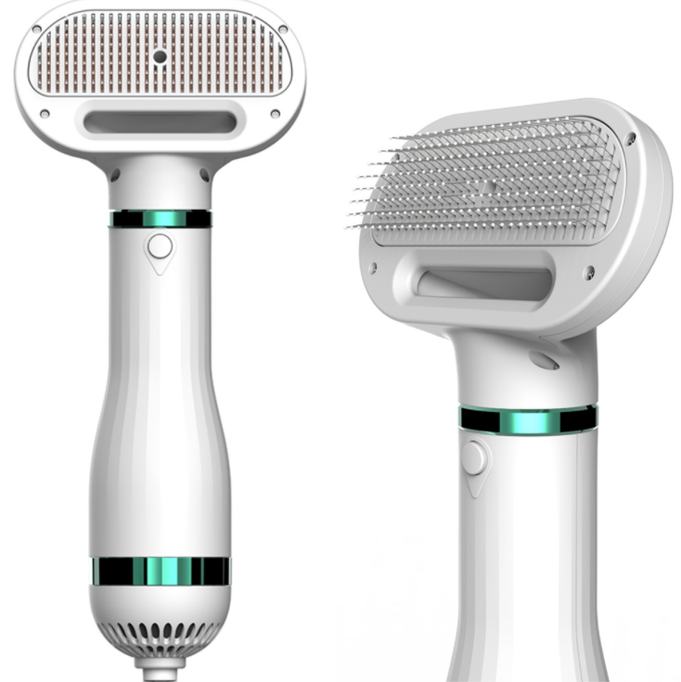 close-up of the dryer brush nozzle and airflow vents