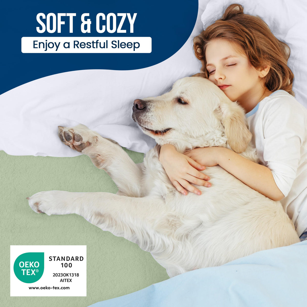 Waterproof Twin Size Mattress Protector fits Upto 15" Deep Pocket