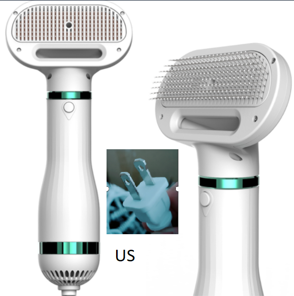 2-in-1 Dog Hair Dryer Brush