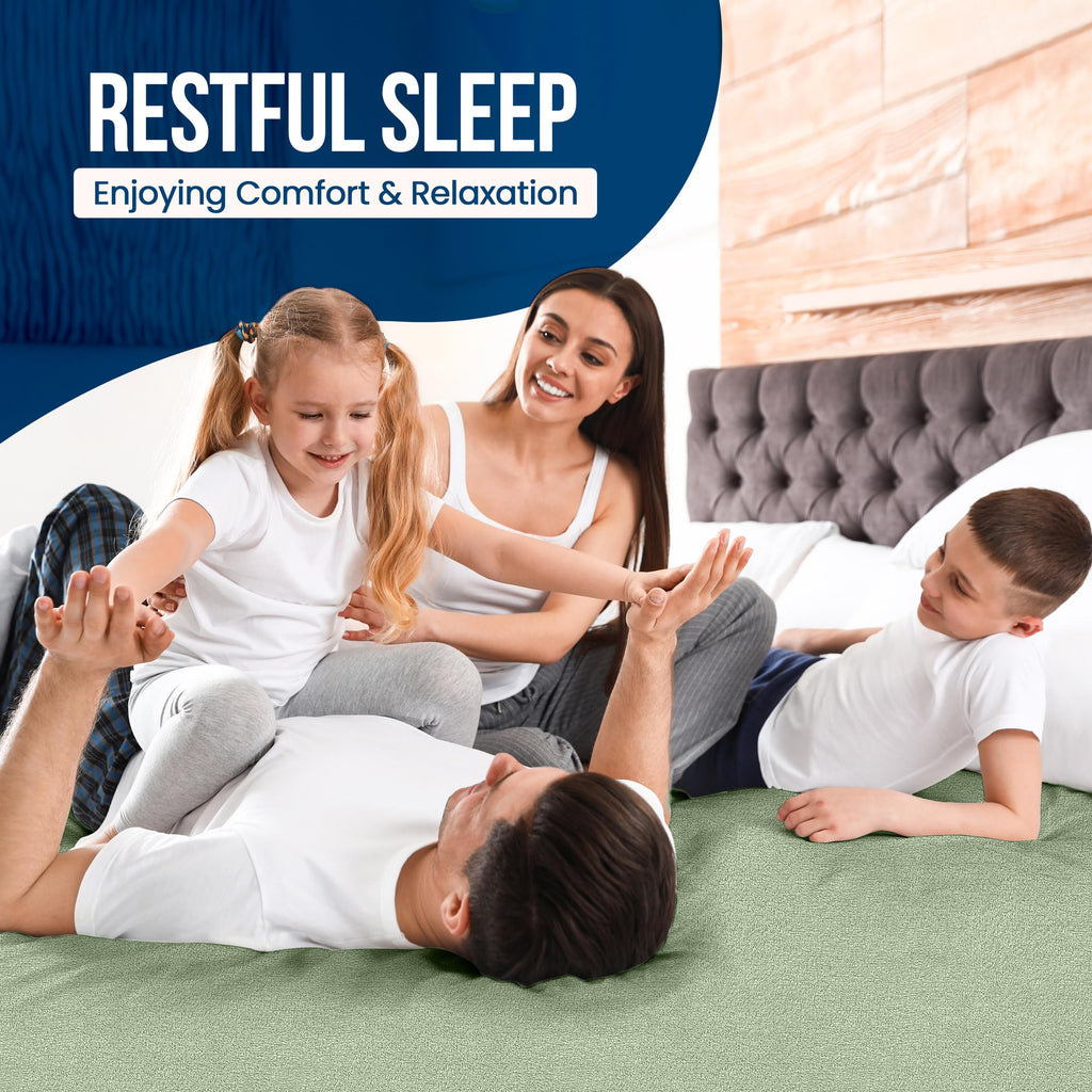Waterproof Twin Size Mattress Protector fits Upto 15" Deep Pocket