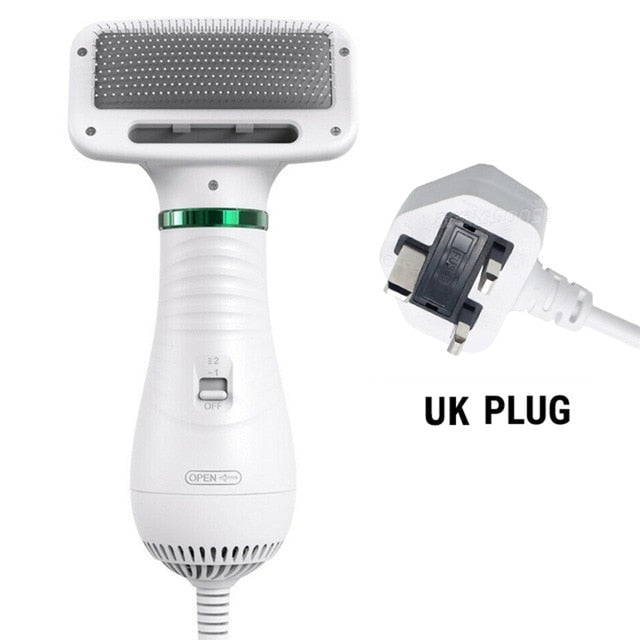 2-in-1 Dog Hair Dryer Brush